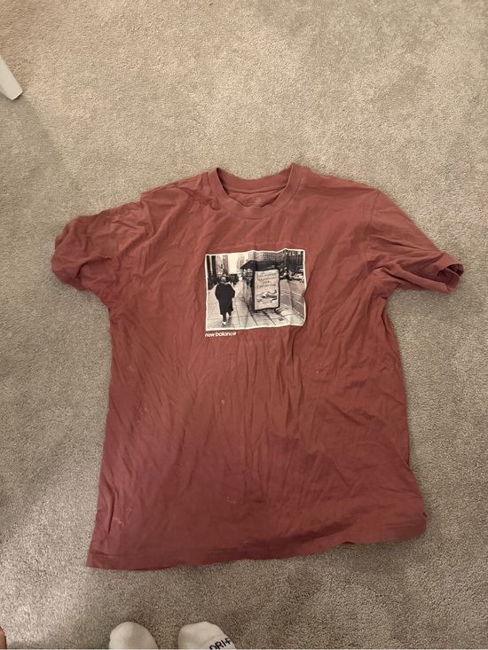 New Balance Other - New Balance Men's Maroon Street-Scene Graphic Tee